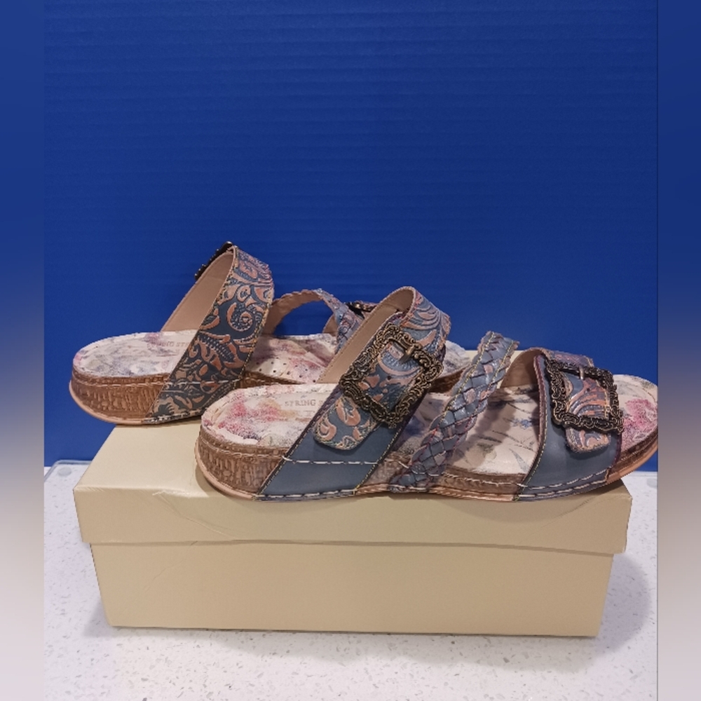 L'Artiste Astra Sandal Grey Multi 8.5 - Picture 4 of 7
